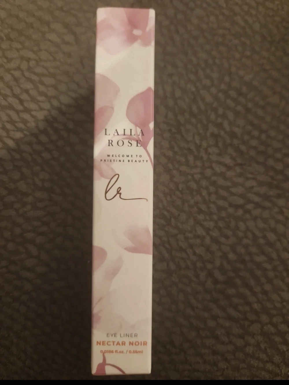 Lila Rose Nectar Noir Eyeliner — Soft Pink Floral Packaging
